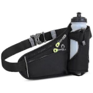 Unbranded Running Fanny Pack Black, Water Bottle Holder, Camping Hiking Fitness Unbranded Running Fanny Pack Black, Water Bottle Holder, Camping Hiking Fitness
