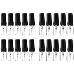 Unbranded Mini Glass Perfume Bottles Set of 20, 2ml Travel Spray Bottles, Empty Containers Unbranded Mini Glass Perfume Bottles Set of 20, 2ml Travel Spray Bottles, Empty Containers