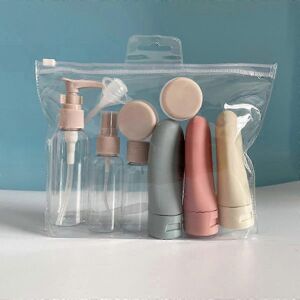 Unbranded Travel Bottles Set of 11 with Storage Bag, Fine Mist Spray Cream Tubes Unbranded Travel Bottles Set of 11 with Storage Bag, Fine Mist Spray Cream Tubes