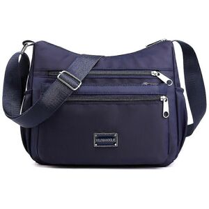 Unbranded Lightweight Women's Shoulder Bag Blue, Large Capacity Vacation Travel Gift Unbranded Lightweight Women's Shoulder Bag Blue, Large Capacity Vacation Travel Gift