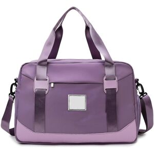 Unbranded Travel Bag Light Purple, Women's Weekend Bag, Large Handbag with Shoe Compartmen Unbranded Travel Bag Light Purple, Women's Weekend Bag, Large Handbag with Shoe Compartmen