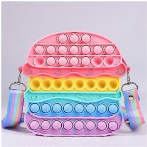 Unbranded Pop Bag Push It Sensory Toy, Handbag for Girls School Supplies, Autism Relief Fi Unbranded Pop Bag Push It Sensory Toy, Handbag for Girls School Supplies, Autism Relief Fi
