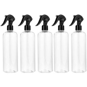 Unbranded Refillable Spray Bottles Set of 5, 500ml Plastic Cosmetic Containers, Travel Toi Unbranded Refillable Spray Bottles Set of 5, 500ml Plastic Cosmetic Containers, Travel Toi