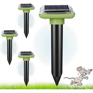 Kikidex (As show, One size) Mole Repellents, Solar, Ultrasonic 4 pcs, Ultrasonic Termina Kikidex (As show, One size) Mole Repellents, Solar, Ultrasonic 4 pcs, Ultrasonic Termina