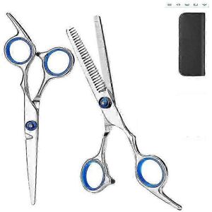 Kikidex (As show, One size) 3 Piece Scissor Set Home Hairdressing Scissors Fringe Scisso Kikidex (As show, One size) 3 Piece Scissor Set Home Hairdressing Scissors Fringe Scisso