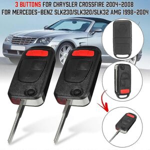 Kikidex (As show, One size) 2X For Chrysler Crossfire 2004 - 2008 FLIP KEY REMOTE FOB CA Kikidex (As show, One size) 2X For Chrysler Crossfire 2004 - 2008 FLIP KEY REMOTE FOB CA