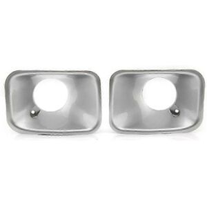 Kikidex (As show, One size) Car Front Bumper Fog Light Cover for Mitsubishi PAJERO V32 V Kikidex (As show, One size) Car Front Bumper Fog Light Cover for Mitsubishi PAJERO V32 V