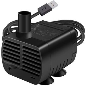 Kikidex (As show, One size) Submersible Water Pump, Aquarium Pump Adjustable 200L/H 3W U Kikidex (As show, One size) Submersible Water Pump, Aquarium Pump Adjustable 200L/H 3W U