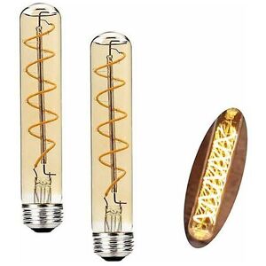 Kikidex (As show, One size) T30 E27 4W LED Filament Bulbs Dimmable Warm White 2700K 185m Kikidex (As show, One size) T30 E27 4W LED Filament Bulbs Dimmable Warm White 2700K 185m