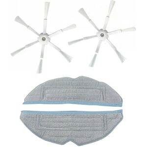 Kikidex (As show, One size) Mop Cloth and Side Brush for S7 T7 T7Plus Robotic Vacuum Cle Kikidex (As show, One size) Mop Cloth and Side Brush for S7 T7 T7Plus Robotic Vacuum Cle