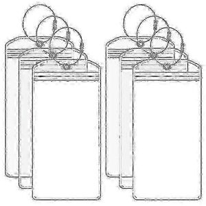 Unbranded Cruise Luggage Tags Set of 10, Zipper Steel Fastener Waterproof Travel Unbranded Cruise Luggage Tags Set of 10, Zipper Steel Fastener Waterproof Travel