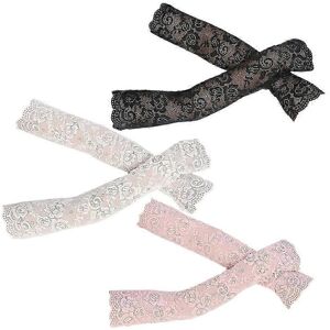 Kikidex (As show, One size) 1 Set 3 Pairs Summer Lace Elastic Ice Sleeves Sun Protection Kikidex (As show, One size) 1 Set 3 Pairs Summer Lace Elastic Ice Sleeves Sun Protection