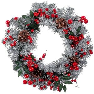 Kikidex (As show, One size) Advent wreathe Red Multicolour Plastic Foam Pineapples 40 x Kikidex (As show, One size) Advent wreathe Red Multicolour Plastic Foam Pineapples 40 x