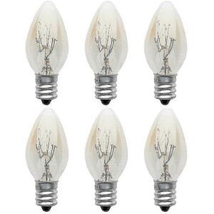 Kikidex (As show, One size) 10pcs E12 Light Bulb 220v-240v 10w C7 Bulb Warm White Filame Kikidex (As show, One size) 10pcs E12 Light Bulb 220v-240v 10w C7 Bulb Warm White Filame