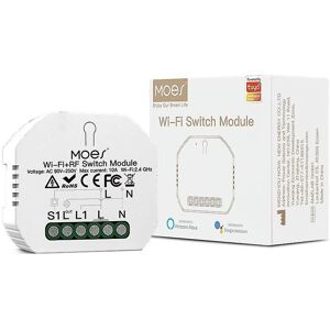 Kikidex (As show, One size) RF433 Smart WiFi Wireless Switch, Smart Life Connected Relay Kikidex (As show, One size) RF433 Smart WiFi Wireless Switch, Smart Life Connected Relay