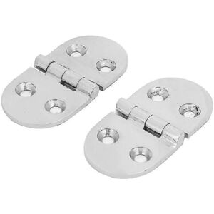 Kikidex (As show, One size) 2Pcs Thickened Stainless Steel 4 Holes Hinge Boat Deck Door Kikidex (As show, One size) 2Pcs Thickened Stainless Steel 4 Holes Hinge Boat Deck Door