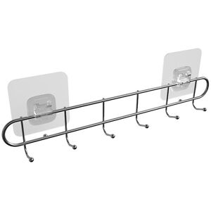 Kikidex (As show, One size) Wall Mounted Coat Rack 5 Hooks, Coat Rack Wall Hooks Stainle Kikidex (As show, One size) Wall Mounted Coat Rack 5 Hooks, Coat Rack Wall Hooks Stainle