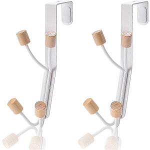 Kikidex (As show, One size) 2Pcs over the Door Hooks, Towel Rack Hooks for Hanging Coats Kikidex (As show, One size) 2Pcs over the Door Hooks, Towel Rack Hooks for Hanging Coats