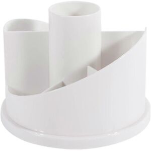 Kikidex (As show, Off white) Multifunctional Stationery Holder Rotating Pen Cup Student Kikidex (As show, Off white) Multifunctional Stationery Holder Rotating Pen Cup Student