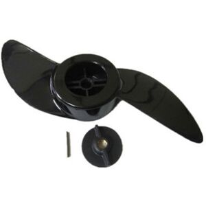 Kikidex (As show, One size) Black 2 Blades Boat Propeller Outboard Motor Propeller Elect Kikidex (As show, One size) Black 2 Blades Boat Propeller Outboard Motor Propeller Elect