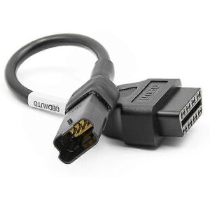Kikidex (As show, KTM6P) Obd2 6 Pin Connector To 16pin Diagnostic Adapter Cable Female F Kikidex (As show, KTM6P) Obd2 6 Pin Connector To 16pin Diagnostic Adapter Cable Female F