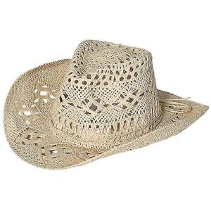 Kikidex (As show, Black) Straw Hat Ventilated Hollow Round Collapsible Western Cowboy Be Kikidex (As show, Black) Straw Hat Ventilated Hollow Round Collapsible Western Cowboy Be