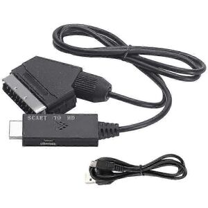 Kikidex (As show, One size) Scart To Hdmi Cable Video Adapter Scart To Hdmi Converter Sc Kikidex (As show, One size) Scart To Hdmi Cable Video Adapter Scart To Hdmi Converter Sc
