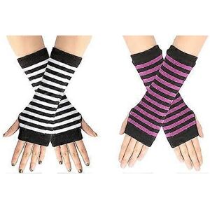 Kikidex (As show, One size) Kids Arm Warmers Gloves Girls Arm Gloves Striped And Rainbow Kikidex (As show, One size) Kids Arm Warmers Gloves Girls Arm Gloves Striped And Rainbow