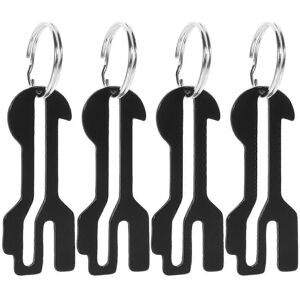 Unbranded Portable Stainless Steel Keychains Set of 4, Shopping Trolley Decoration Unbranded Portable Stainless Steel Keychains Set of 4, Shopping Trolley Decoration
