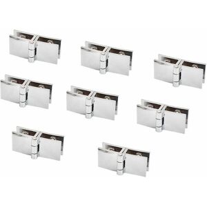 Kikidex (As show, One size) Furniture Hinge,8 Pack Glass Door Hinges, 5mm to 8mm, Rectan Kikidex (As show, One size) Furniture Hinge,8 Pack Glass Door Hinges, 5mm to 8mm, Rectan