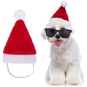 Kikidex (As show, One size) Christmas Hat for Dog Christmas Hat Cute Dog Cat Pet Christm Kikidex (As show, One size) Christmas Hat for Dog Christmas Hat Cute Dog Cat Pet Christm