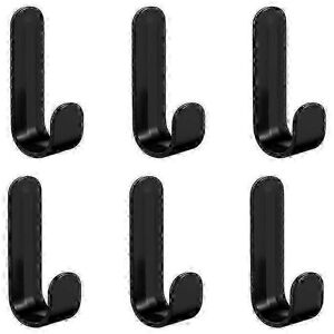 Kikidex (As show, red) 6pcs Self Adhesive Wall Hooks for Towel Key Bag Coat Organizer Ki Kikidex (As show, red) 6pcs Self Adhesive Wall Hooks for Towel Key Bag Coat Organizer Ki