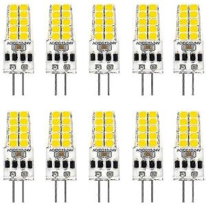 Kikidex (As show, One size) 10pcs G4 Led Bulb Ac/dc12v-24v 3w Led G4 Light 20led 360 Bea Kikidex (As show, One size) 10pcs G4 Led Bulb Ac/dc12v-24v 3w Led G4 Light 20led 360 Bea