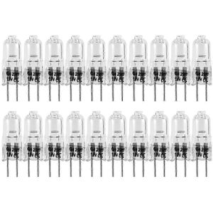 Kikidex (As show, One size) 20 Pcs G4 Halogen Bulbs,20W 12V Halogen Light Bulbs Kikidex (As show, One size) 20 Pcs G4 Halogen Bulbs,20W 12V Halogen Light Bulbs