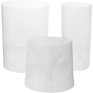 Unbranded Set of 3 plastic rain gauges for measuring rainfall, outdoor rain measurement to Unbranded Set of 3 plastic rain gauges for measuring rainfall, outdoor rain measurement to