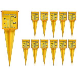 Unbranded Watering gauge (pack of 12) for lawn and garden water measurement tool, wide ope Unbranded Watering gauge (pack of 12) for lawn and garden water measurement tool, wide ope