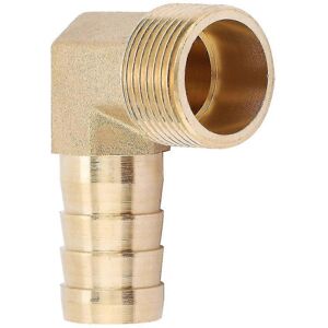 Unbranded Brass barbed elbow hose fitting with 3/4" (19 mm) male thread Unbranded Brass barbed elbow hose fitting with 3/4" (19 mm) male thread