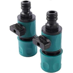 Unbranded Set of 2 quick-connect fittings for 16mm garden hose, water hose fittings with v Unbranded Set of 2 quick-connect fittings for 16mm garden hose, water hose fittings with v