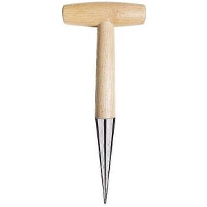 Unbranded bulb planter with a 28cm steel tip – Manual planter with a sturdy wooden handle Unbranded bulb planter with a 28cm steel tip – Manual planter with a sturdy wooden handle