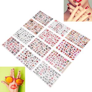Unbranded Variety Pack: 12 Sheet Self-Adhesive Lips Pattern Nail Stickers Unbranded Variety Pack: 12 Sheet Self-Adhesive Lips Pattern Nail Stickers