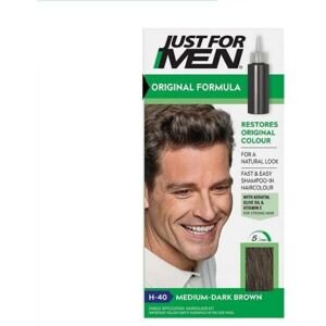 Just for Men - H40 - Hair Colour Original Formula - Medium Dark Brown Just for Men - H40 - Hair Colour Original Formula - Medium Dark Brown