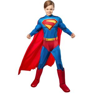 Rubies Superman Deluxe Kids Boys Costume Jumpsuit with Shoe Covers and Cape Smal Rubies Superman Deluxe Kids Boys Costume Jumpsuit with Shoe Covers and Cape Smal