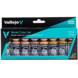 Vallejo Model Color Face Skin Colours Acrylic Paint Set - Assorted Colours (Pack Vallejo Model Color Face Skin Colours Acrylic Paint Set - Assorted Colours (Pack