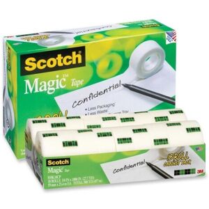 3M Scotch 810 Magic Photo-Safe Writable Self-Adhesive Invisible Tape With 1 In. Cor 3M Scotch 810 Magic Photo-Safe Writable Self-Adhesive Invisible Tape With 1 In. Cor