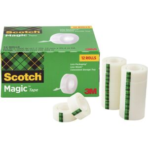 3M MMM810K12CP Scotch Magic Tape Cabinet Pack 3M MMM810K12CP Scotch Magic Tape Cabinet Pack