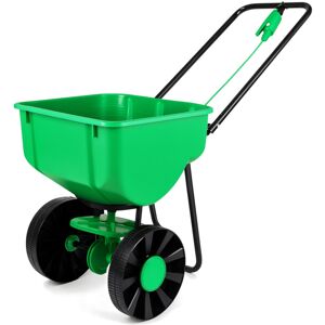 Oypla Heavy Duty Rock Salt Grit Grass Seed Spreader 35KG Capacity Oypla Heavy Duty Rock Salt Grit Grass Seed Spreader 35KG Capacity
