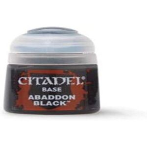 Games Workshop Citadel Pot de Peinture - Base Abaddon Black Games Workshop Citadel Pot de Peinture - Base Abaddon Black