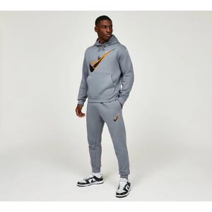 (Large) Nike Men's Grey Fleece Moto Tracksuit (Large) Nike Men's Grey Fleece Moto Tracksuit