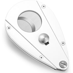 Unbranded Frost-white portable stainless steel blade cigar cutter Unbranded Frost-white portable stainless steel blade cigar cutter