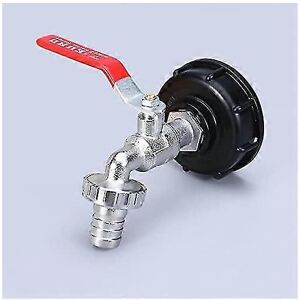 Unbranded 1000L rainwater harvesting tap, adapter for double IBC 1/2" rainwater tank, PP a Unbranded 1000L rainwater harvesting tap, adapter for double IBC 1/2" rainwater tank, PP a